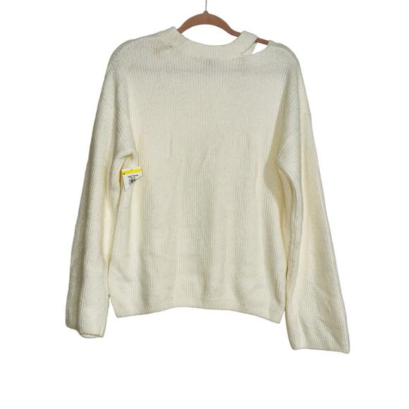 NEW Rails Alexi Cut Out Neck Rib Sweater Jumper MEDIUM - Picture 3 of 9